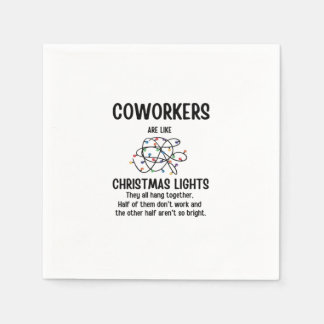 Kantoor Gag Gifts-collega's zijn als kerstverlicht Servet