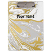Kantoor gepersonaliseerde marmer klembord (Voorkant)