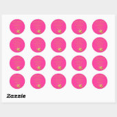 Kantoor Gesloten Open Data Awareness Aankondiging Ronde Sticker (Vel)