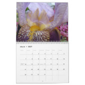KANTOOR GIFT CALENDAR Iris Flowers Teamwork Kalender (Mar 2027)