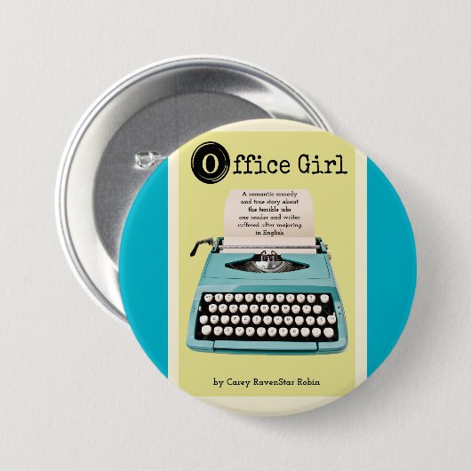 Kantoor Girl Button (Voorkant /achterkant)