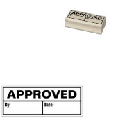 KANTOOR GOEDGEKEURDE DATUM RUBBERSTEMPEL (Gestempeld)