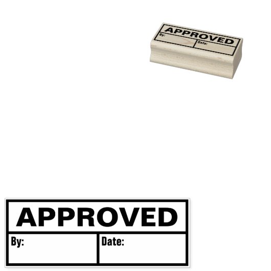 KANTOOR GOEDGEKEURDE DATUM RUBBERSTEMPEL (Gestempeld)