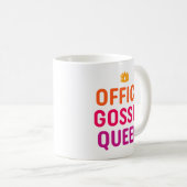 Kantoor Gossip Queen. Koffiemok (Voorkant rechts)