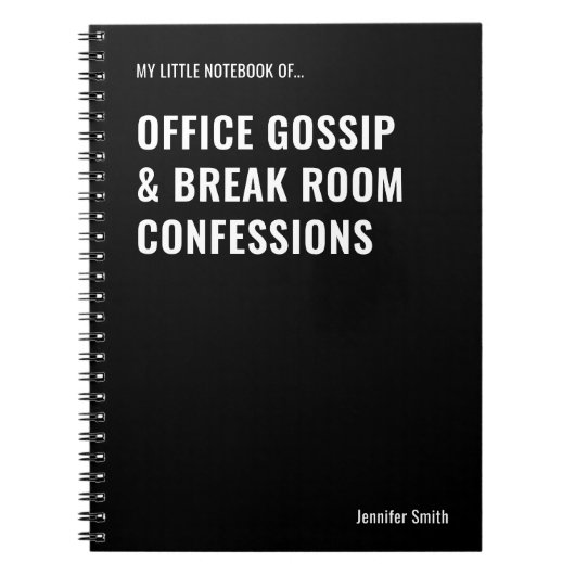 Kantoor Gossip Workplace Notitieboek (Voorkant)