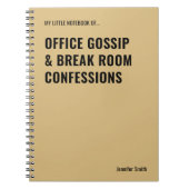 Kantoor Gossip Workplace Notitieboek (Voorkant)