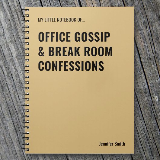 Kantoor Gossip Workplace Notitieboek