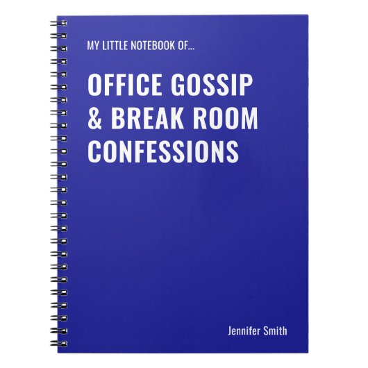 Kantoor Gossip Workplace Notitieboek (Voorkant)