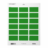 Kantoor Green Star Dust Etiket (Full Sheet)