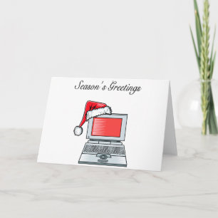 Kantoor Groeten (Computer) Feestdagen Kaart