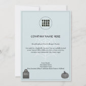 Kantoor Halloween Uitnodigingen & Uitnodiging Sjab (Achterkant)