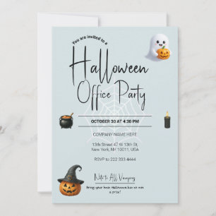 Kantoor Halloween Uitnodigingen & Uitnodiging Sjab