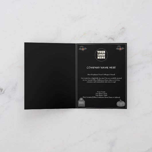 Kantoor Halloween Uitnodigingen & Uitnodiging Sjab (Binnen)