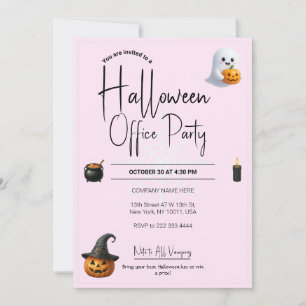 Kantoor Halloween Uitnodigingen & Uitnodiging Sjab