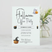 Kantoor Halloween Uitnodigingen & Uitnodiging Sjab (Staand voorkant)