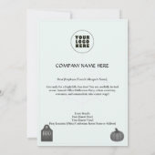 Kantoor Halloween Uitnodigingen & Uitnodiging Sjab (Achterkant)