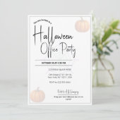 Kantoor Halloween Uitnodigingen & Uitnodiging Sjab (Staand voorkant)
