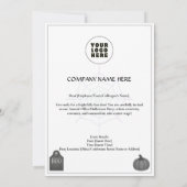 Kantoor Halloween Uitnodigingen & Uitnodiging Sjab (Achterkant)