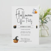 Kantoor Halloween Uitnodigingen & Uitnodiging Sjab (Staand voorkant)