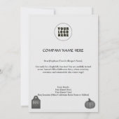 Kantoor Halloween Uitnodigingen & Uitnodiging Sjab (Achterkant)