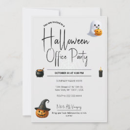 Kantoor Halloween Uitnodigingen & Uitnodiging Sjab