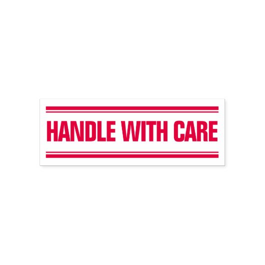 KANTOOR HANDLE WITH CARE ZELFINKT STEMPEL (Design)