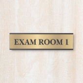 Kantoor handtekening van dokter Doctor's Deurbordje (Voorkant)