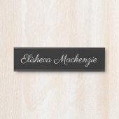 Kantoor handtekeningen Eenvoudig bedrijfscadeaubor Deurbordje (Voorkant)