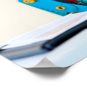 Kantoor hard werken poster (Hoek)