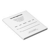 Kantoor-herinnering voor uw volgende afspraak met notitieblok (Schuin)