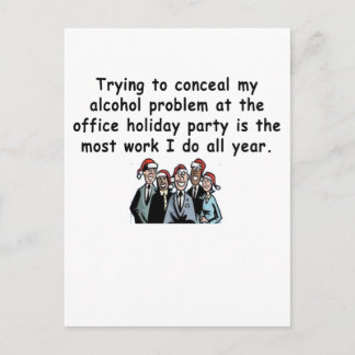 Kantoor Holiday Party Humor Uitnodiging Briefkaart