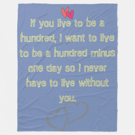 Kantoor Home bruiloft Personaliseert Destiny Desti Fleece Deken