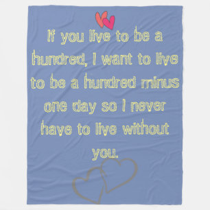 Kantoor Home bruiloft Personaliseert Destiny Desti Fleece Deken