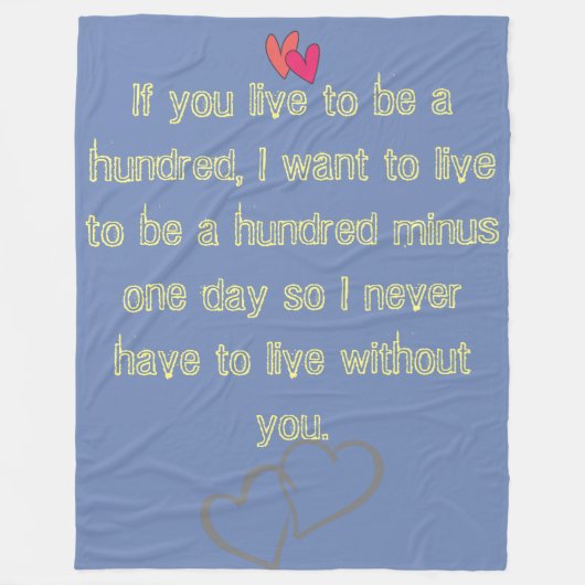 Kantoor Home bruiloft Personaliseert Destiny Desti Fleece Deken (Voorkant)