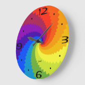 Kantoor Home Kamer Muur Tijdstuk Kleurenspectrum Grote Klok (Hoek)