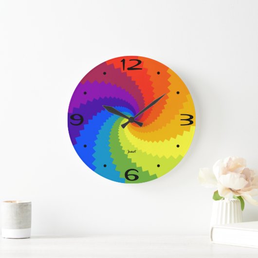 Kantoor Home Kamer Muur Tijdstuk Kleurenspectrum Grote Klok (Huis)