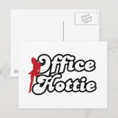 kantoor hottie briefkaart (Voorkant / Achterkant)