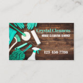 Kantoor Huishoudelijke schoonmaakdiensten Visitekaartje (Voorkant)