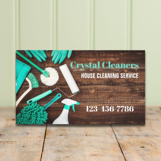 Kantoor Huishoudelijke schoonmaakdiensten Visitekaartje