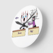 Kantoor Humor wandklok (Hoek)