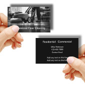 Kantoor Janitor Commerciële Schoonmaak Visitekaart Visitekaartje