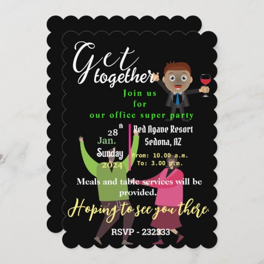 Kantoor Kaart (Voorkant / Achterkant)