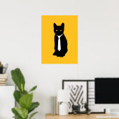 Kantoor Kat - Poster (Thuiskantoor)