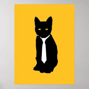 Kantoor Kat - Poster