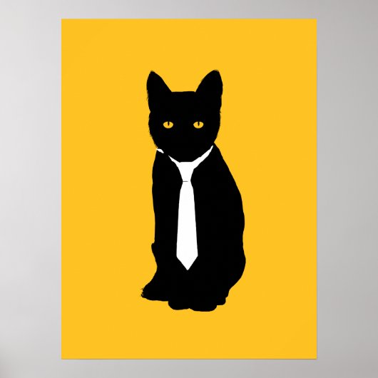 Kantoor Kat - Poster (Voorkant)