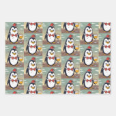 Kantoor Kerst Animal Wrapping Papier Selectie Inpakpapier Vel (Voorkant 3)