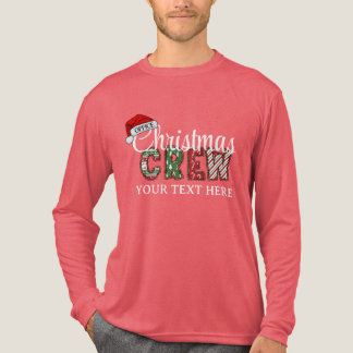 Kantoor Kerst Crew Vakantie Donkere T-shirt