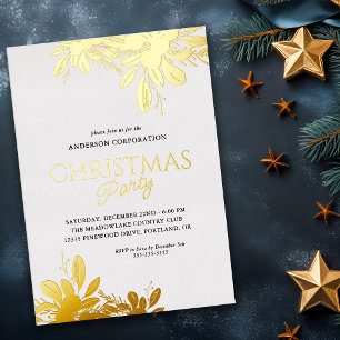 Kantoor Kerstfeest Vouw Folie Groene Decoratie Uitnodiging