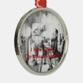 Kantoor kerstfeestversiering metalen ornament (Rechts)