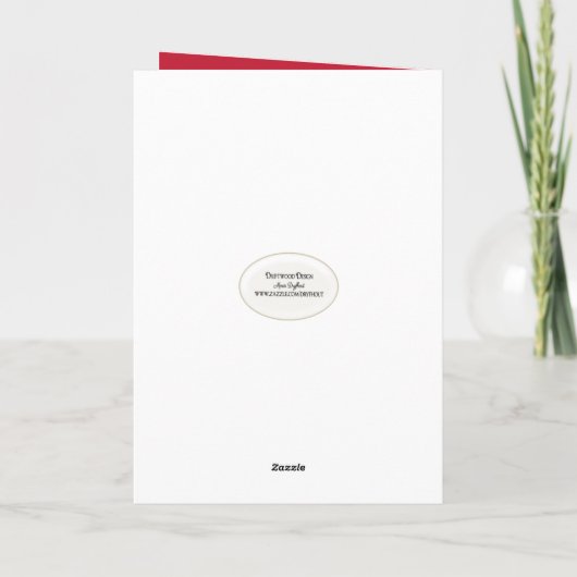 Kantoor kippen om snel beter te worden kaart (Achterkant)